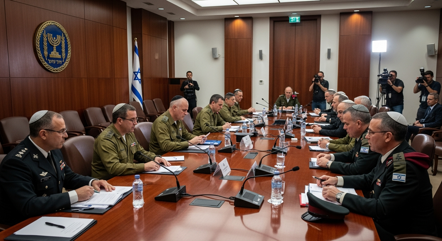 חדר דיונים בוועדה צבאית