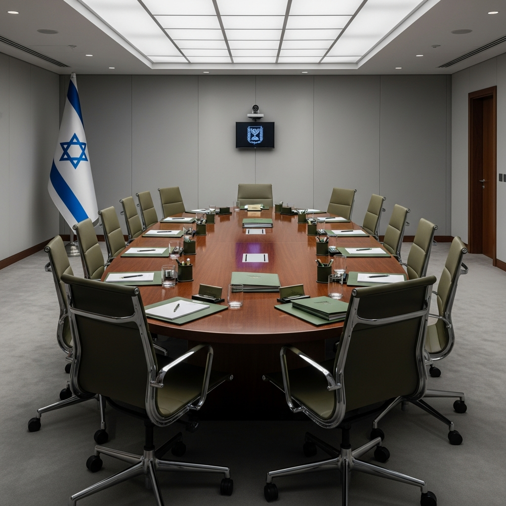 חדר ישיבות ועדת פיטורין צבאית